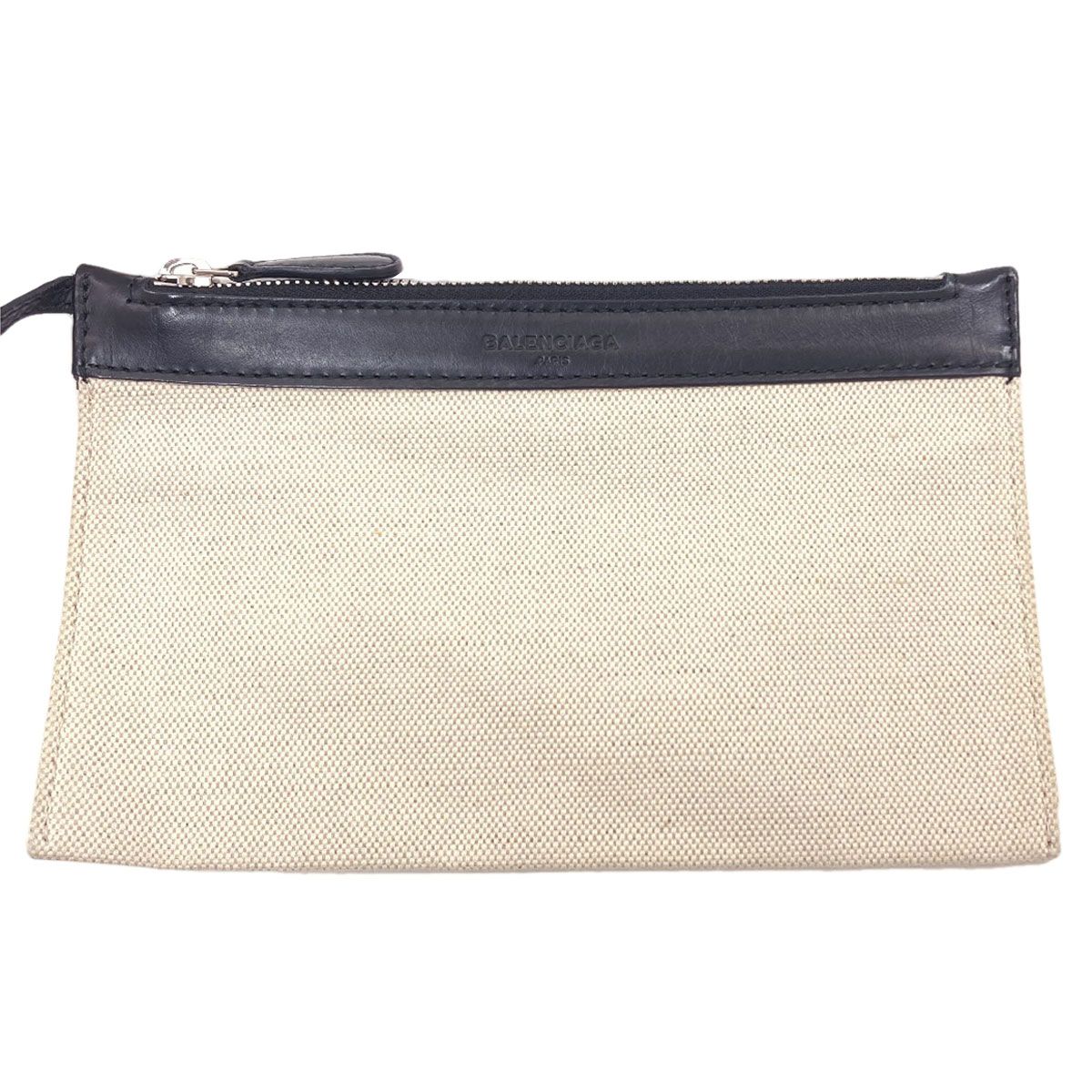 Balenciaga Navy Cabas S Handbag Canvas