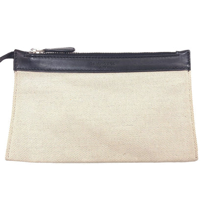 Balenciaga Navy Cabas S Handbag Canvas