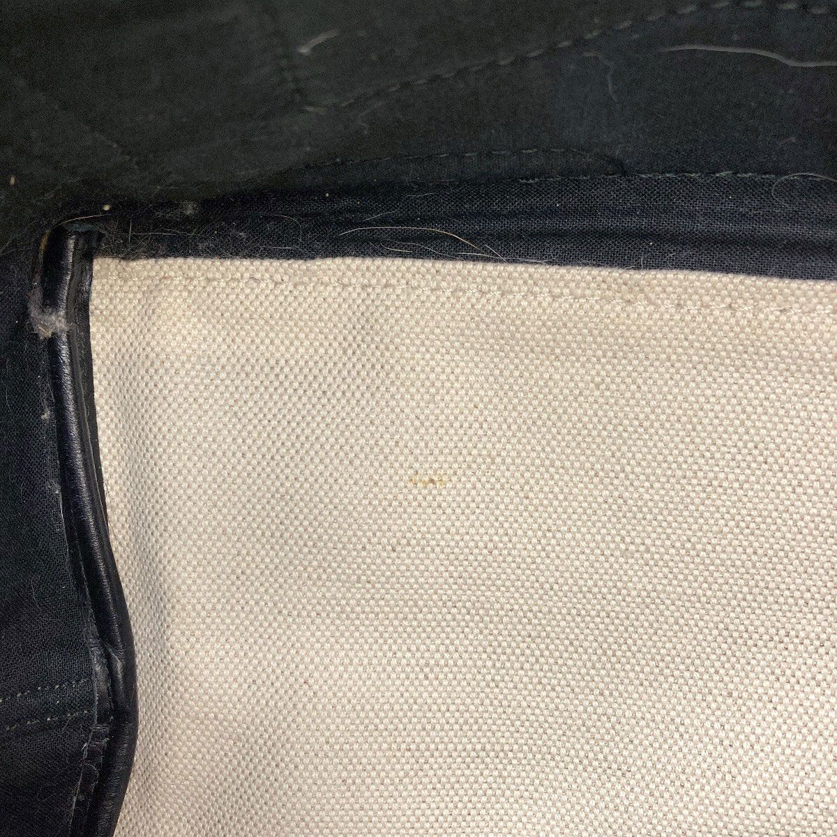 Balenciaga Navy Cabas S Handbag Canvas