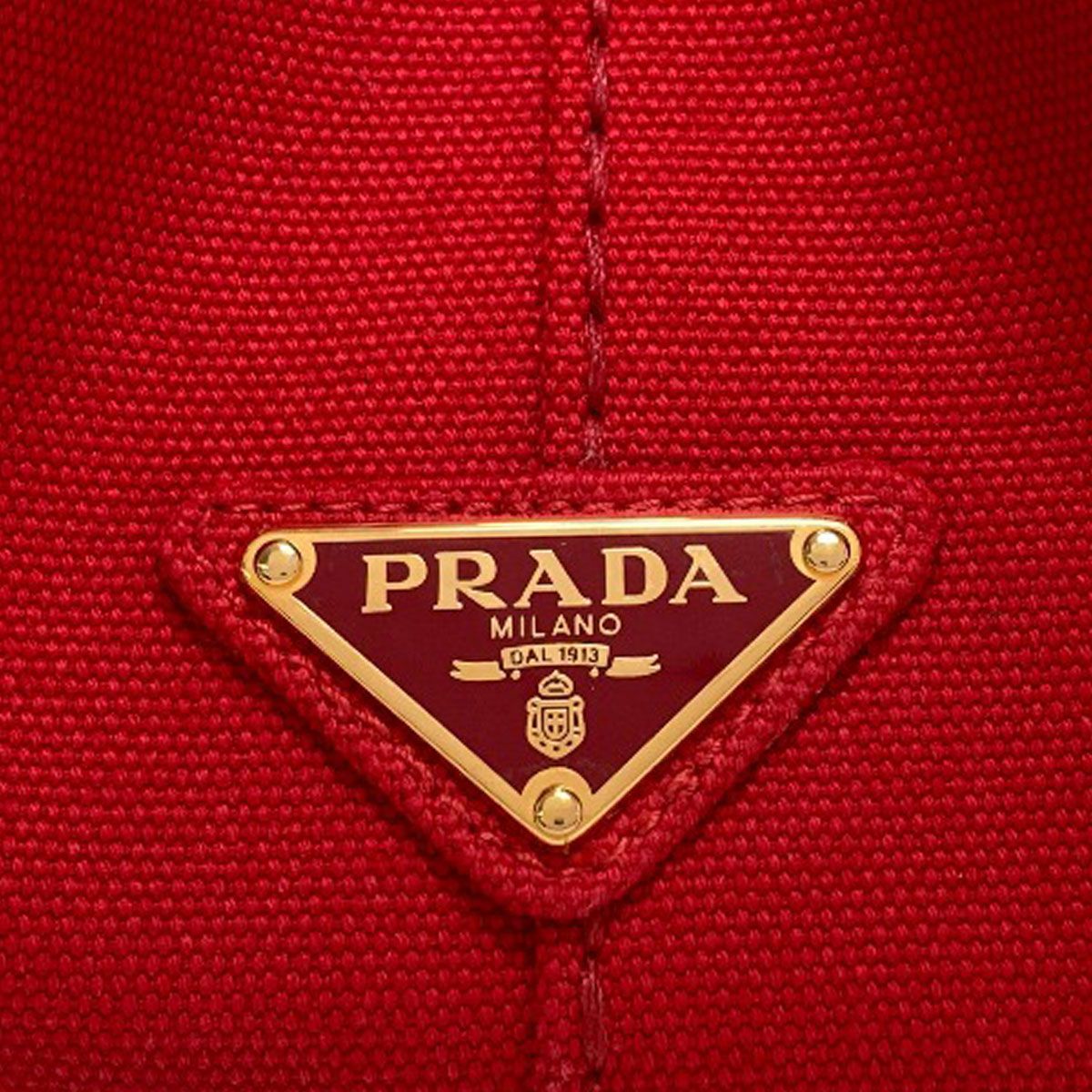 Prada Canapa Mini 2-Way Handbag Canvas