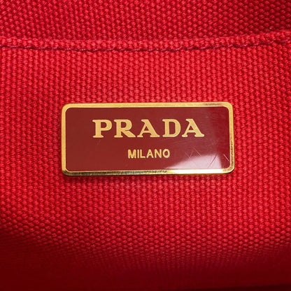 Prada Canapa Mini 2-Way Handbag Canvas