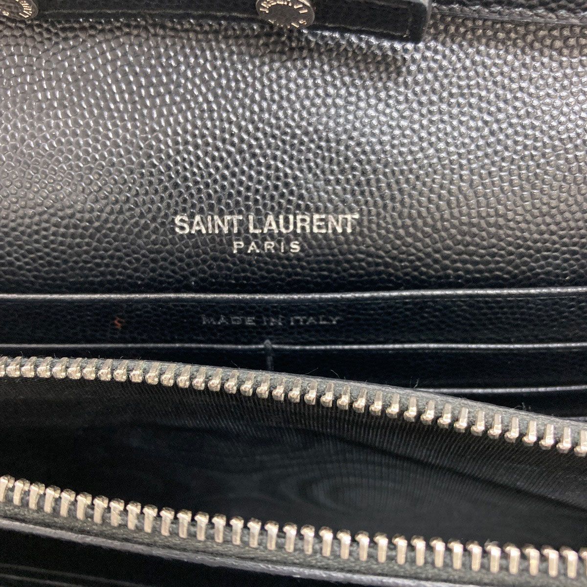 Saint Laurent Yves Chain Shoulder Stitch Bag Calf