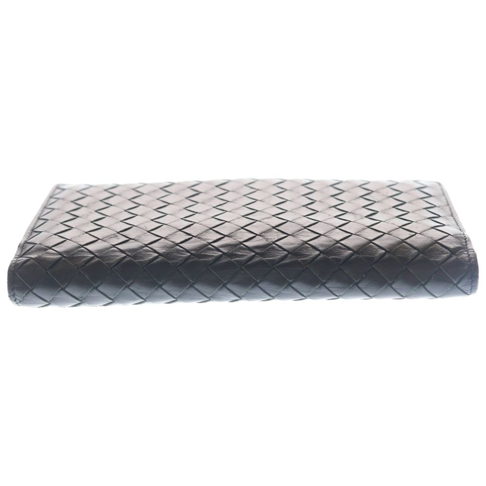 Bottega Veneta Intrecciato Bifold Wallet Leather Black