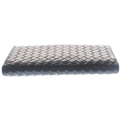 Bottega Veneta Intrecciato Bifold Wallet Leather Black