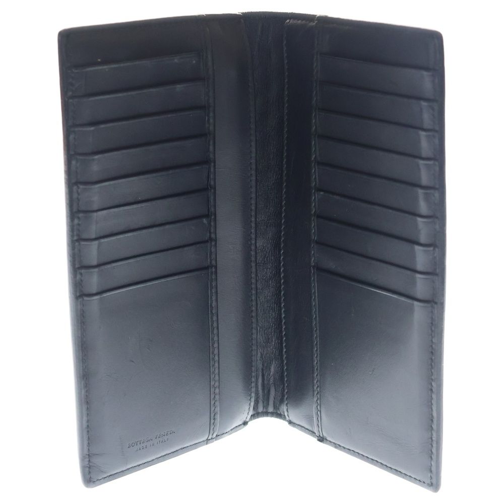 Bottega Veneta Intrecciato Bifold Wallet Leather Black