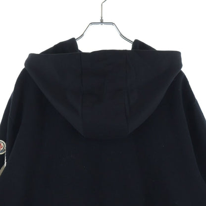 Moncler Cardigan Tricot Knit Contrast Down Jacket Black