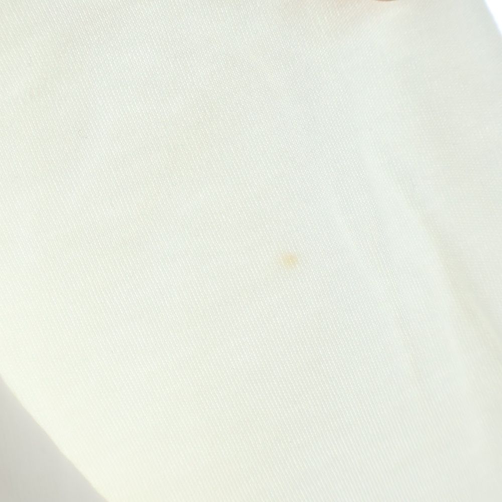 Louis Vuitton Monogram Check Pocket Silk Blend Crew Neck T-Shirt White