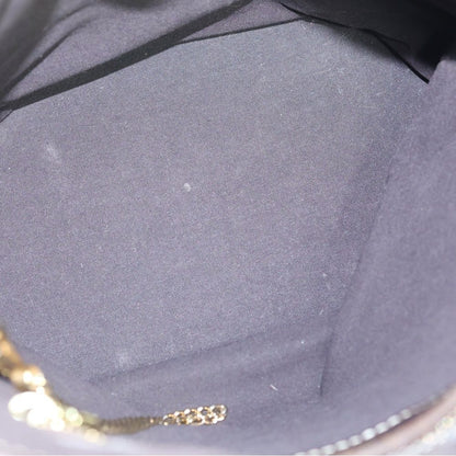Louis Vuitton Monogram Mini Bucket PM Tote Brown Leather Canvas Gold