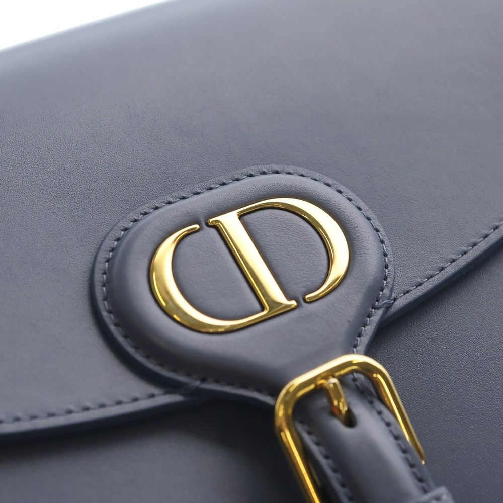 Dior Bobbi Mini Shoulder Bag Light Blue Leather Gold
