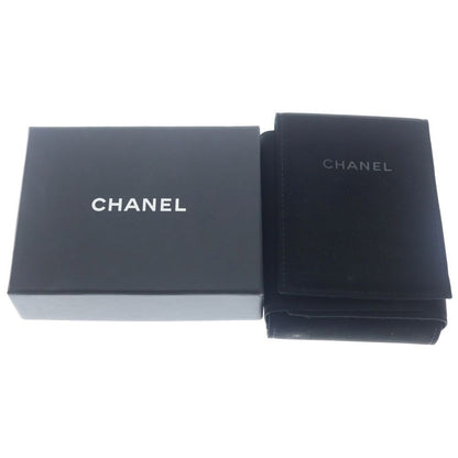 Chanel CC Logo Line Stone Necklace Pendant Chain Gold