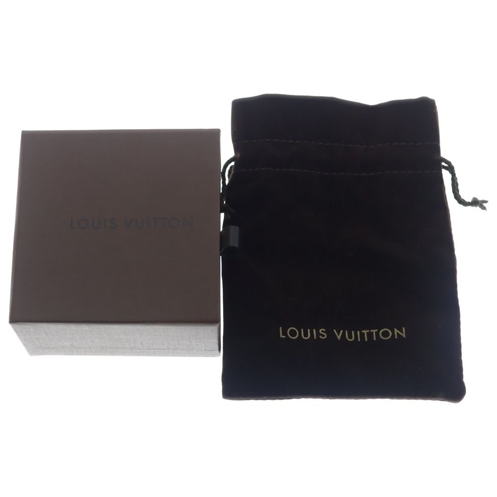Louis Vuitton Pendentif Magnetic Necklace Pendant Chain Black Brown Gold Plated