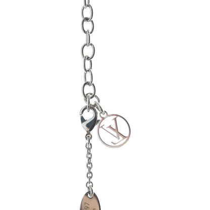Louis Vuitton Essential Necklace Pendant Chain Silver