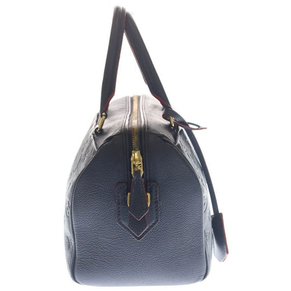 Louis Vuitton Speedy Bandouliere 25 2-Way Shoulder Bag Red Navy Leather Gold