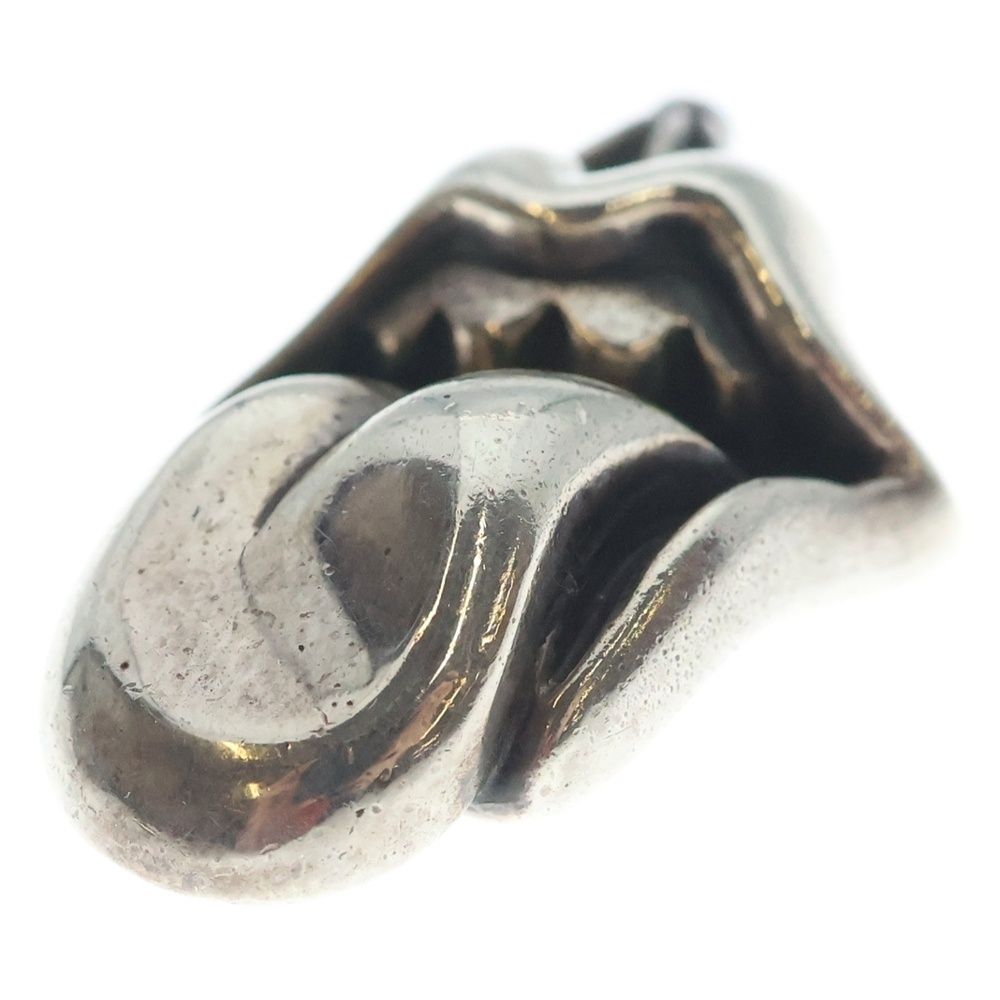 Chrome Hearts Lipstongue Charm Lip and Tan Pendant Top Silver