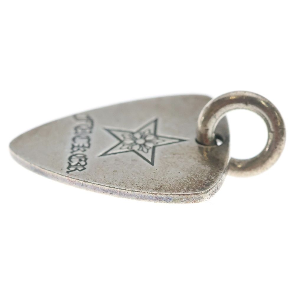 Chrome Hearts Guitar Pick Pendant Top Silver
