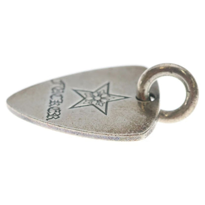 Chrome Hearts Guitar Pick Pendant Top Silver