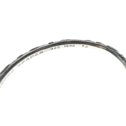 Chrome Hearts Bangle Scroll Band Bracelet Silver