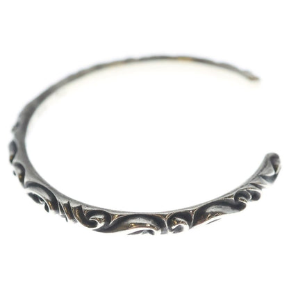 Chrome Hearts Bangle Scroll Band Bracelet Silver