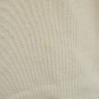 Loewe Anagram Patch Hoodie Leather Pullover Sweatshirt Ivory