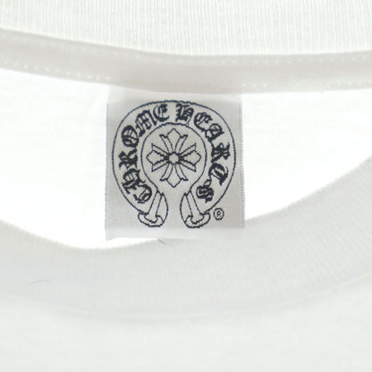 Chrome Hearts Vintage CH Scroll Logo L S Tee Arm Print Long Sleeve T-Shirt White