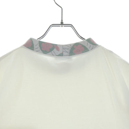 Dior Neck Logo Short Sleeve T-Shirt White
