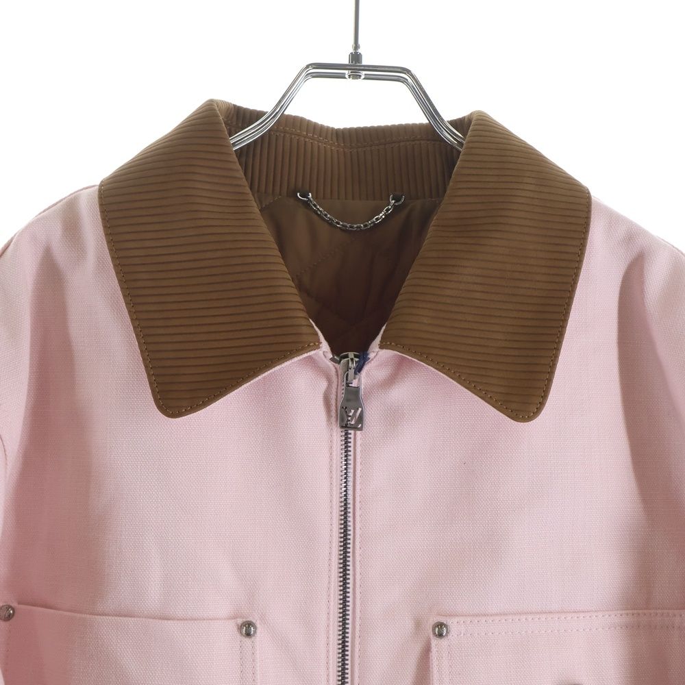 Louis Vuitton Workwear Jacket Zip Up Work Pink