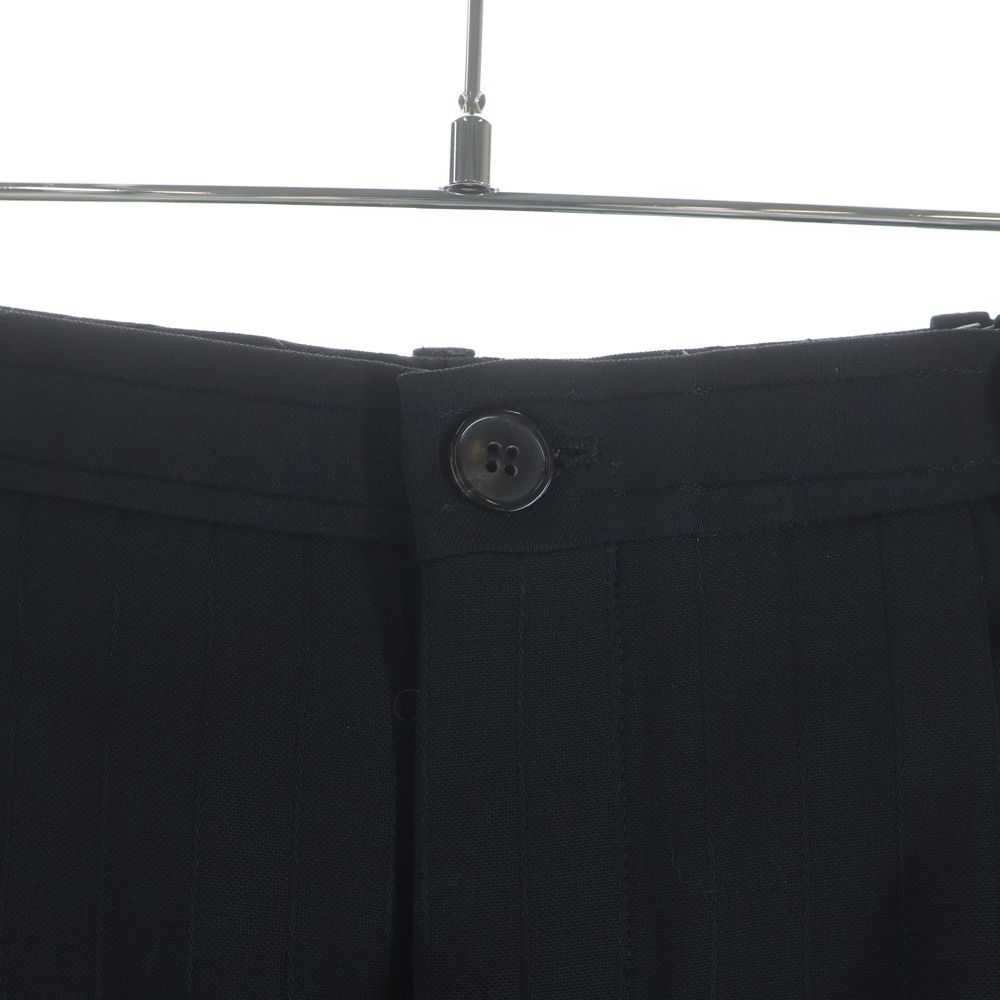Saint Laurent Paris Shadow Stripe Dress Trousers Pants Black