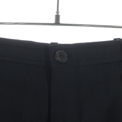 Saint Laurent Paris Shadow Stripe Dress Trousers Pants Black
