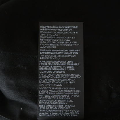 Saint Laurent Paris Shadow Stripe Dress Trousers Pants Black