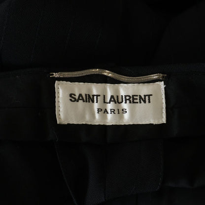 Saint Laurent Paris Shadow Stripe Dress Trousers Pants Black