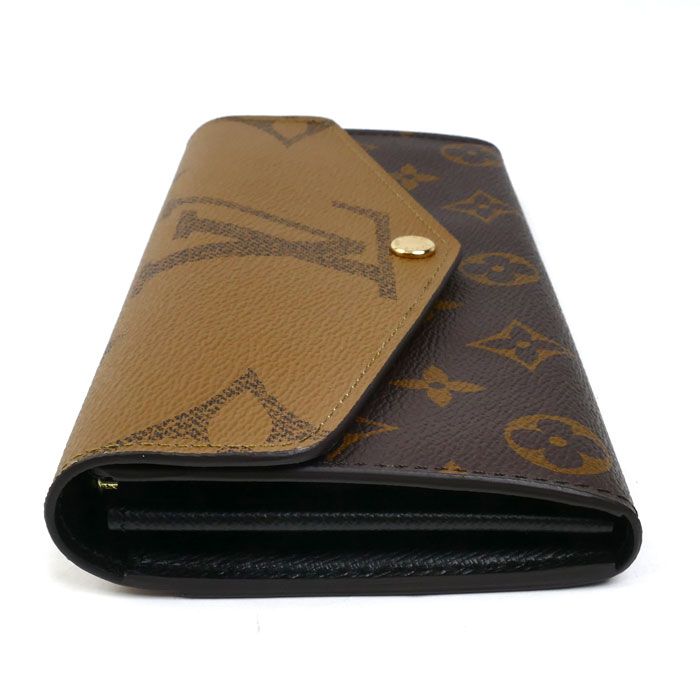 Louis Vuitton Portefeuille Sarah Wallet Monogram Giant Reverse Brown