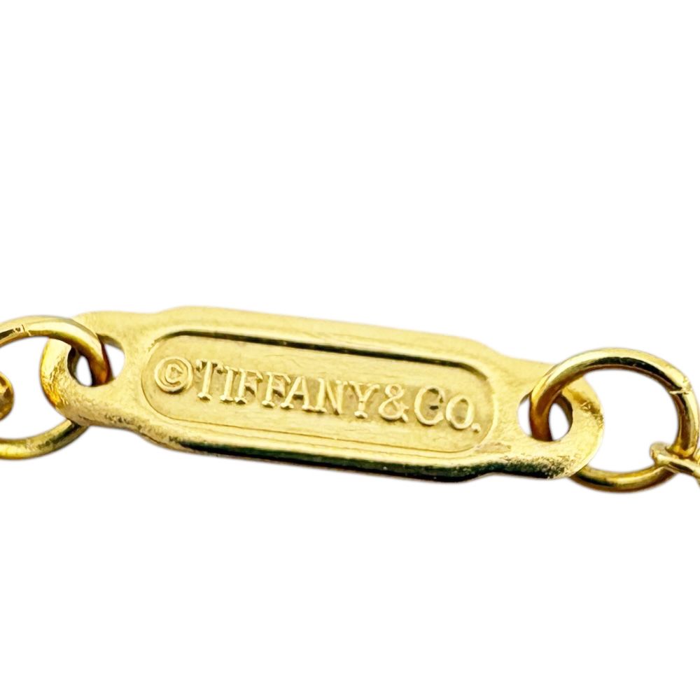 Tiffany & Co T Smile Necklace 18k Yellow Gold