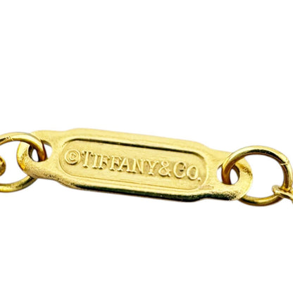 Tiffany & Co T Smile Necklace 18k Yellow Gold