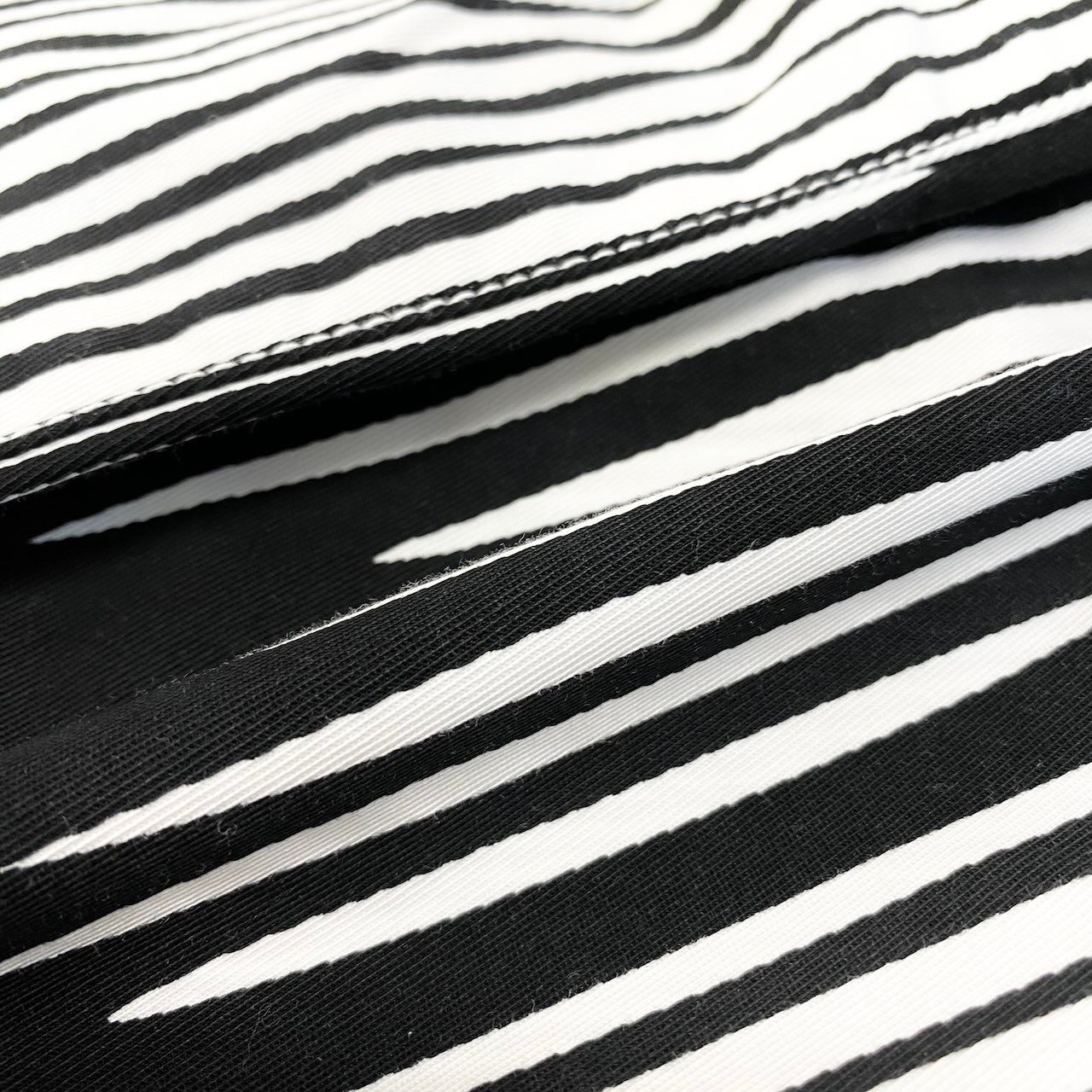 Gucci Zebra Stripe Stretch Pants 40 Black White — view 7