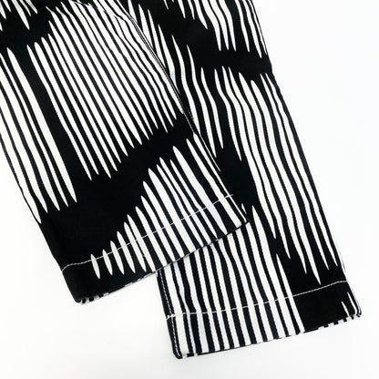 Gucci Zebra Stripe Stretch Pants 40 Black White — view 6