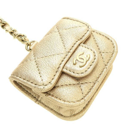 Chanel Quilted Air Pods Case Wallet