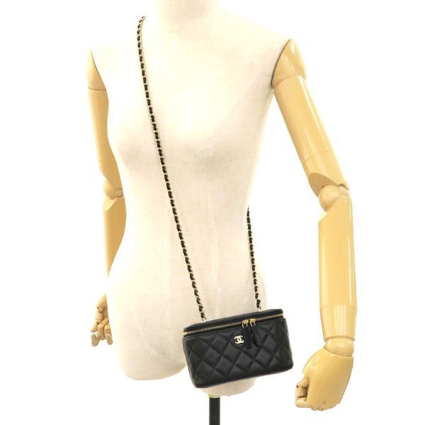 Chanel Caviar Quilted Chain Vanity