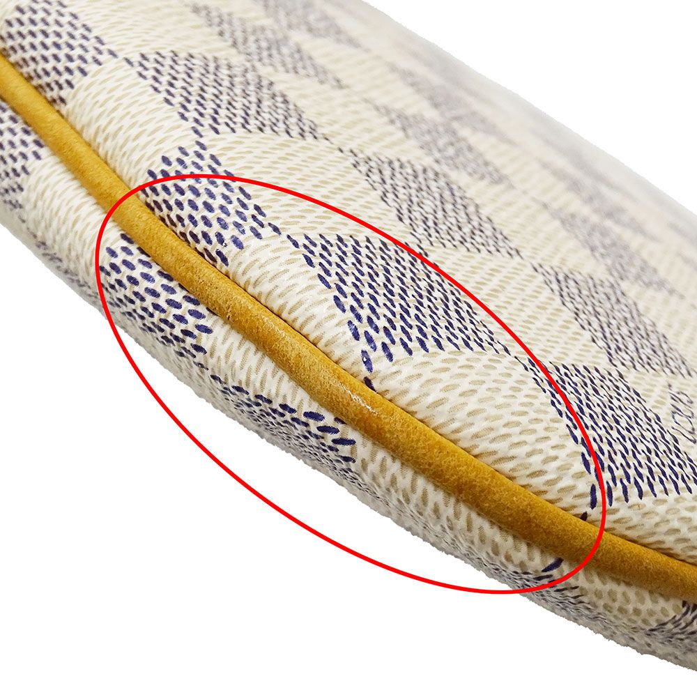 Louis Vuitton Shoulder Bag Damier Azur Canvas Pochette Bosphore Ivory Crossbody