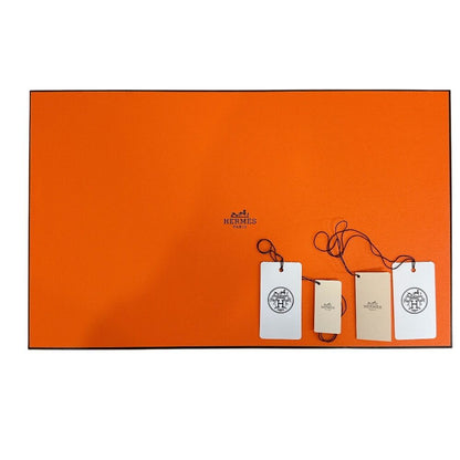 Hermes Large Shawl Double Face Cashmere Scarf Gray