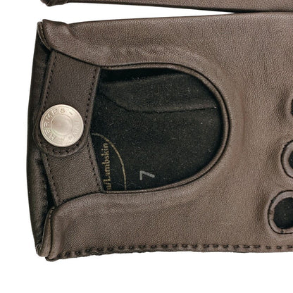 Hermes Gloves Series Leather Brown