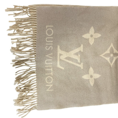 Louis Vuitton LV Initial Jacquard Woven Shawl Throw Echarpe Reykjavik Monogram