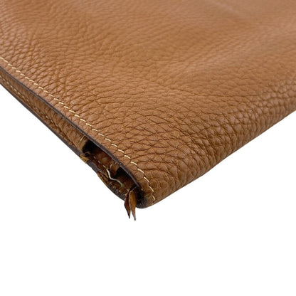 Hermes Dogon GM Leather Wallet Brown