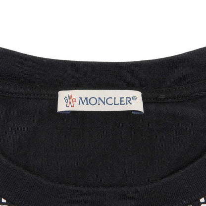Moncler Fragment Maglia All Over Pattern T-Shirt Top Black White
