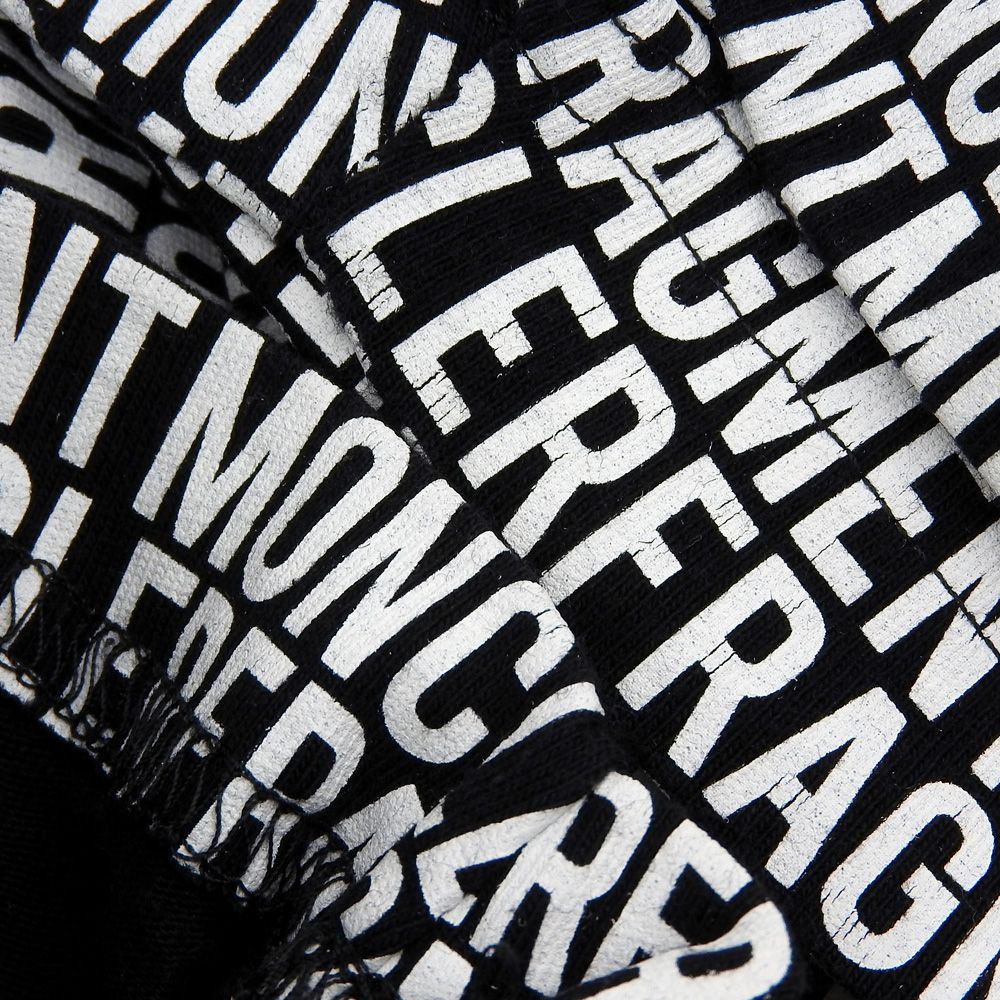 Moncler Fragment Maglia All Over Pattern T-Shirt Top Black White