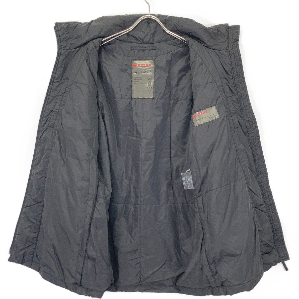 Prada Sports Black Double Zip Jacket 48