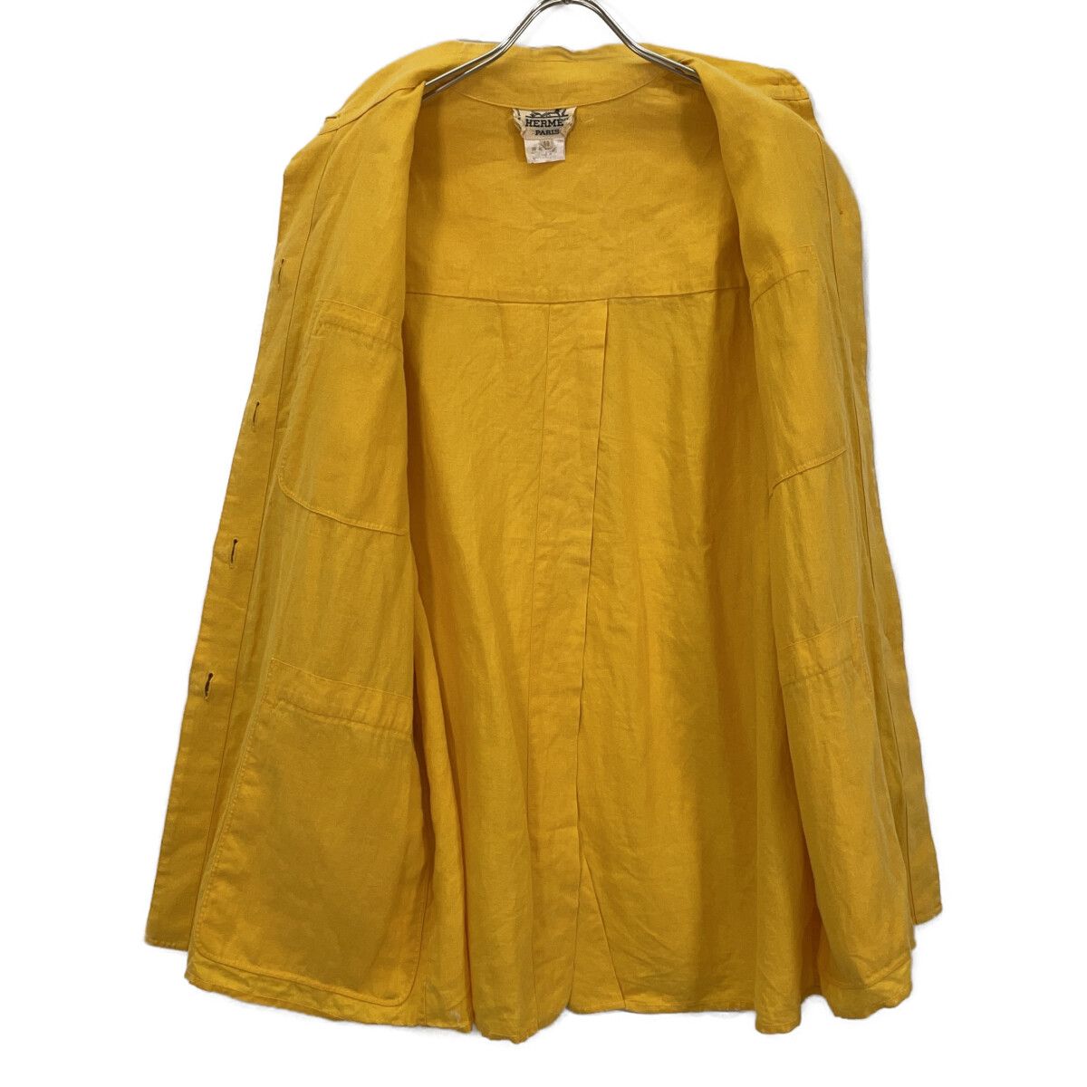 Hermes Master Linen Coveralls Shirt 40