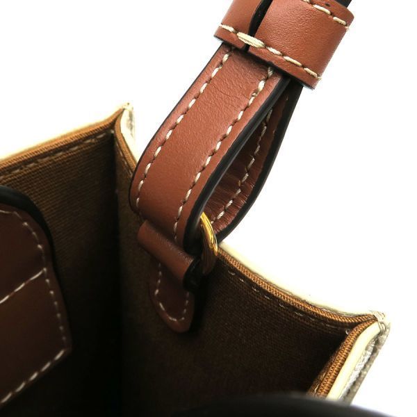Celine Mini Vertical Cabas Triomphe Canvas Messenger Bag