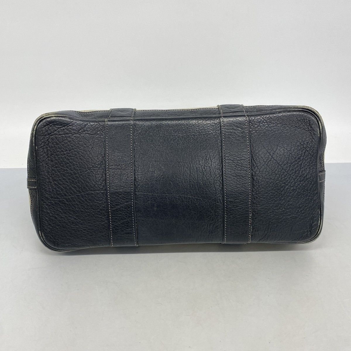 Hermes Tote Garden Party PM Toile Ash Black Beige Silver