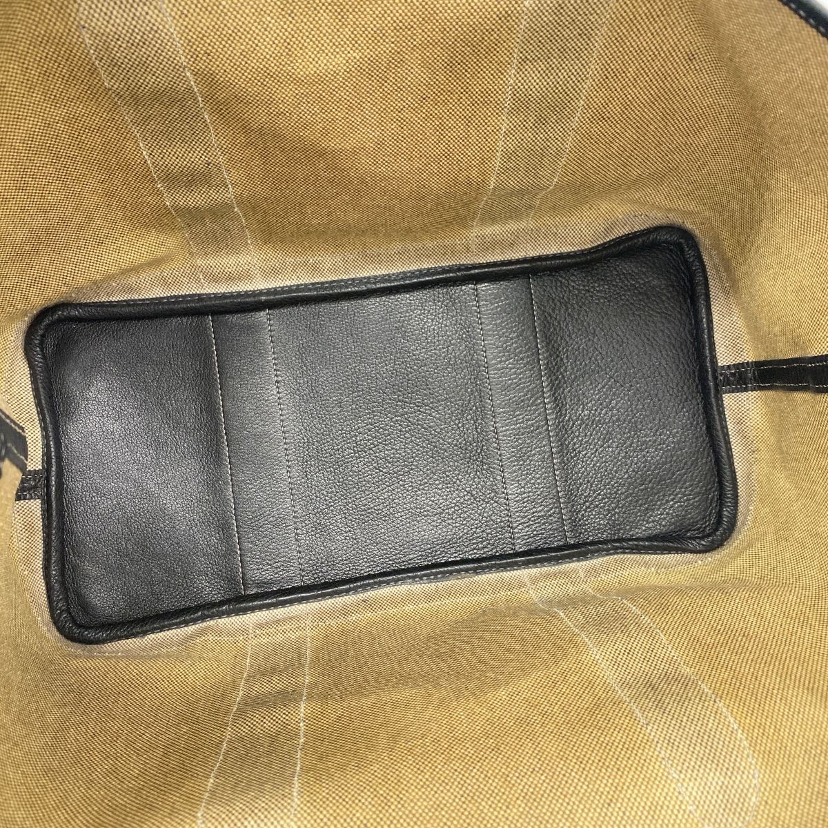 Hermes Tote Garden Party PM Toile Ash Black Beige Silver