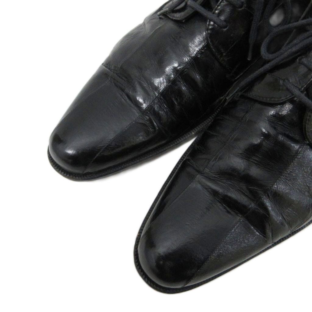 Dolce & Gabbana Business Shoes Leather Dress Pointed Toe 5.5 Black
